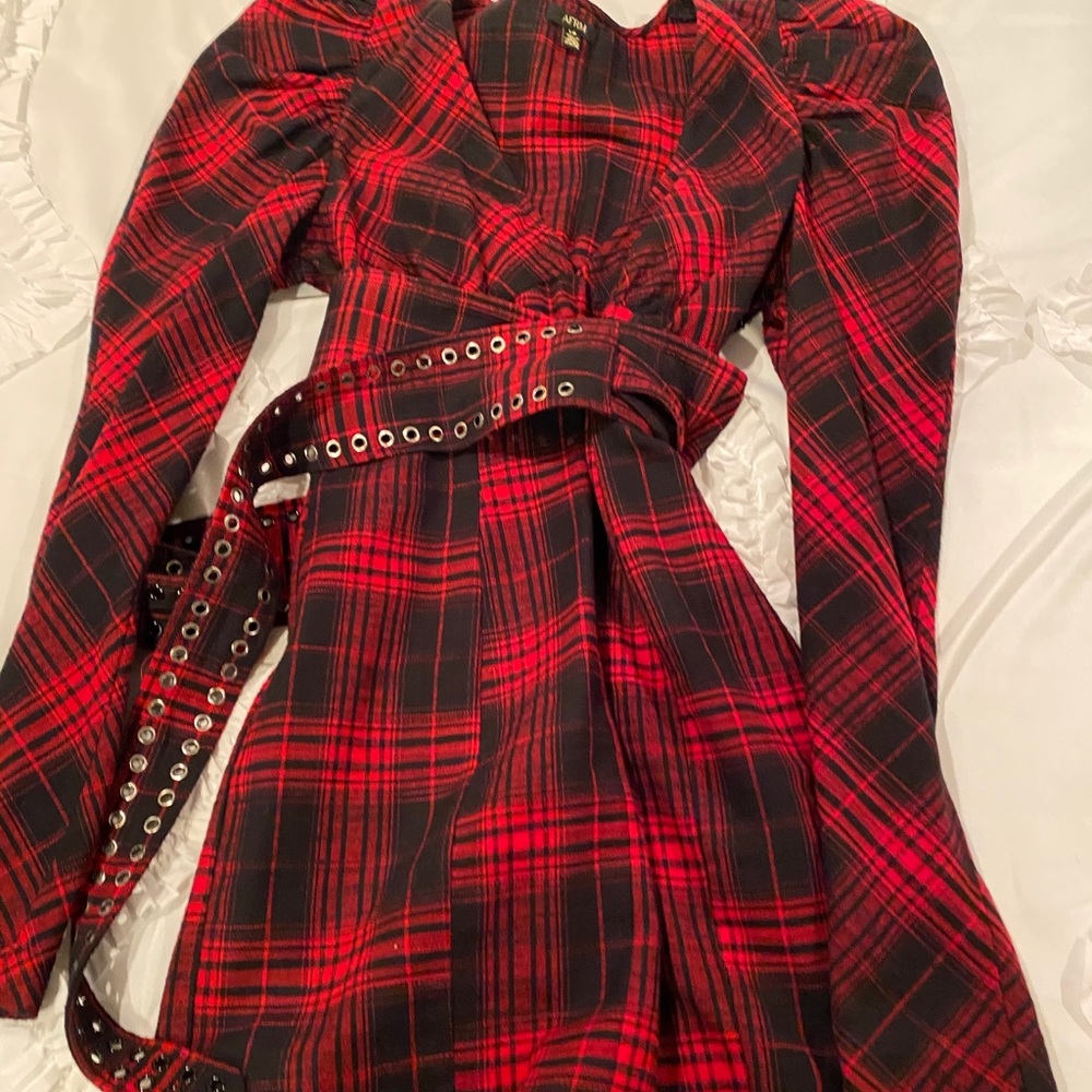 AFRM Belted Dress